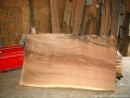 wide red oak slab